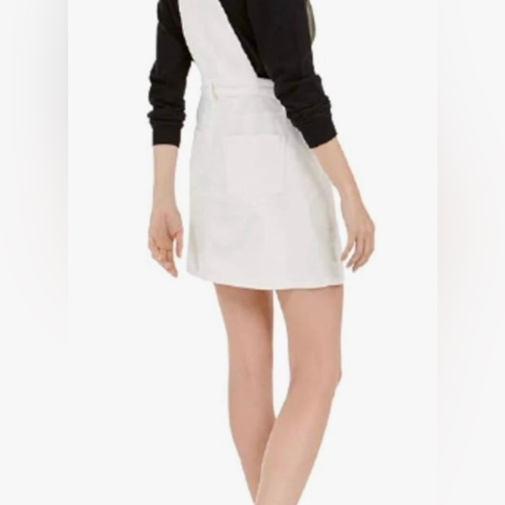 OAT NWT Corduroy Overall Dress - off white Buttoned down w/adjustable straps. - Picture 3 of 12